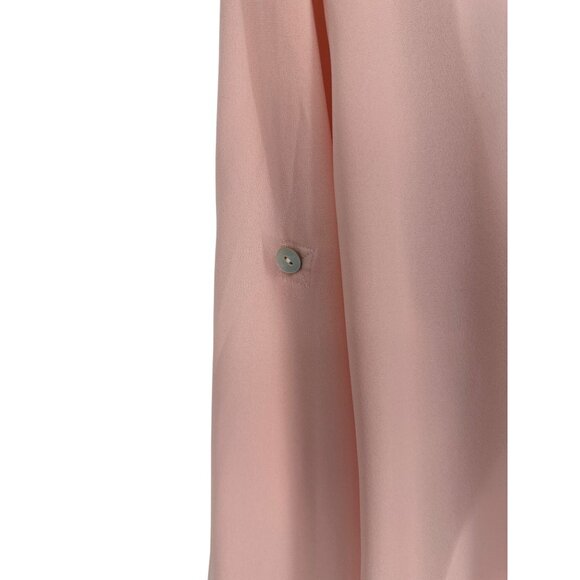 J. Jill Roll Tab Sleeve V-Neck Asymmetrical Hem Blouse Sz 2X - Picture 6 of 12